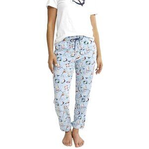 Vera Bradley Jogger Pajama Pants Really Regatta Medium & Small